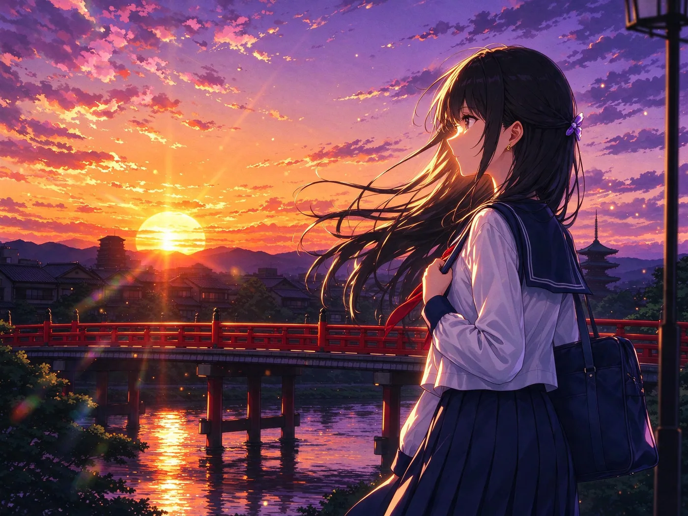 Anime — AI-generated sample (Kyoto)